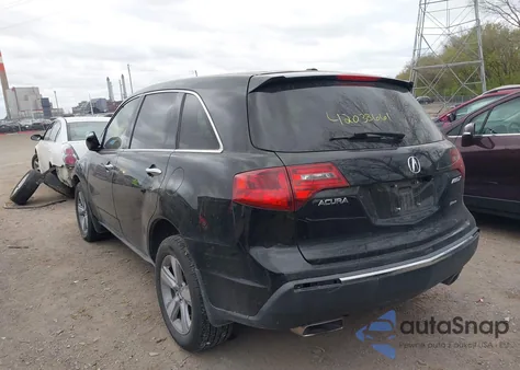 2012 Acura Mdx Technology Package z USA, uszkodzony, nr VIN 2HNYD2H33CH527655